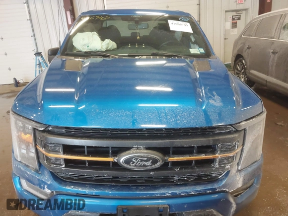 2021 Ford F-150 XL with VIN 1FTEW1E84MFC16395, listed as a IAAI auction lot 41606743 with 81,425 mi miles. Bid and sale history available at carsss.com. Image 13.