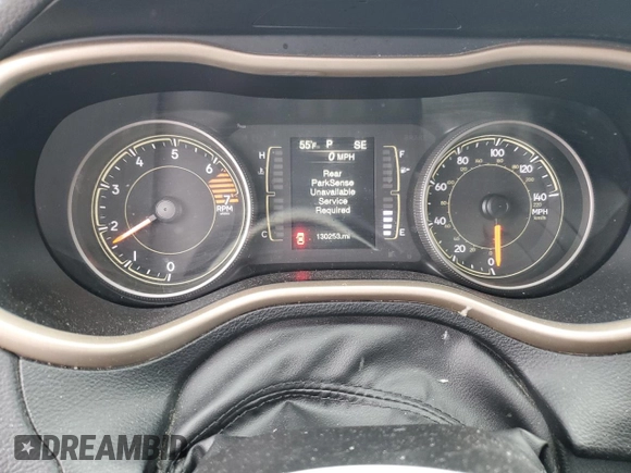 2017 Jeep Cherokee Sport with VIN 1C4PJMAB3HW651280, listed as a Copart auction lot 50682055 with 130,253 mi miles and Salvage Title. Bid and sale history available at carsss.com. Image 9.