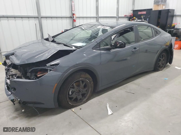2024 Toyota Prius LE with VIN JTDACAAU3R3020113, listed as a Copart auction lot 51747135 with 21,203 mi miles and Non Repairable. Bid and sale history available at carsss.com. Image 1.