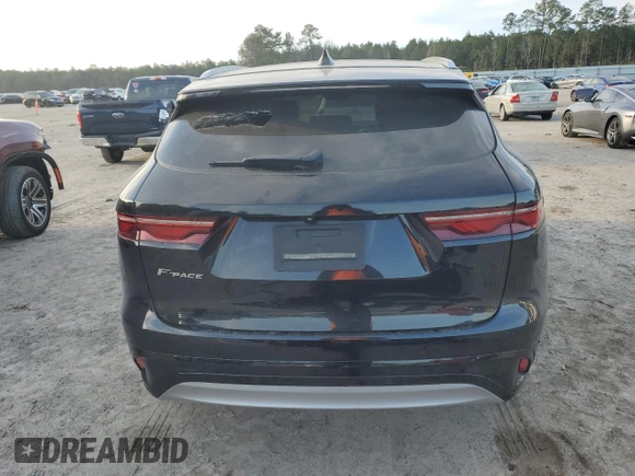 2021 Jaguar F-Pace S with VIN SADCJ2EX5MA664469, listed as a Copart auction lot 86512824 with 57,465 mi miles and Salvage title. Bid and sale history available at DreamBid. Image 6.