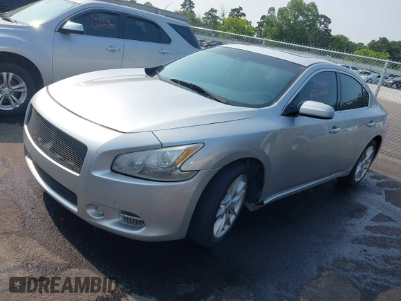 2014 Nissan Maxima S with VIN 1N4AA5AP1EC454361, listed as a IAAI auction lot 42368405 with 279,103 mi miles and . Bid and sale history available at DreamBid. Image 2.