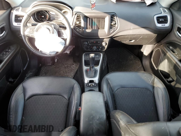 2018 Jeep Compass Latitude with VIN 3C4NJCBB0JT240818, listed as a Copart auction lot 47291675 with 64,679 mi miles and Salvage Title. Bid and sale history available at carsss.com. Image 8.