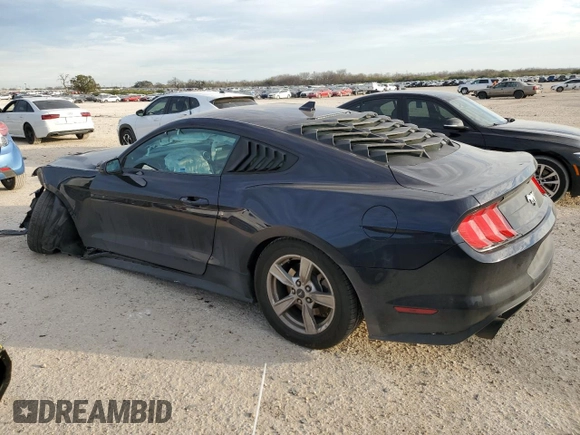 2021 Ford Mustang EcoBoost with VIN 1FA6P8TH8M5134145, listed as a Copart auction lot 89177255 with 41,098 mi miles and Salvage Title. Bid and sale history available at carsss.com. Image 2.