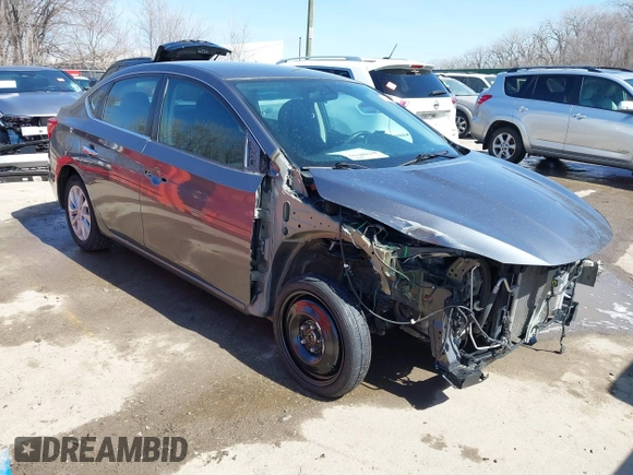 2019 Nissan Sentra SV with VIN 3N1AB7AP0KL626675, listed as a IAAI auction lot 41750790 with 86,432 mi miles and . Bid and sale history available at DreamBid. Image 1.