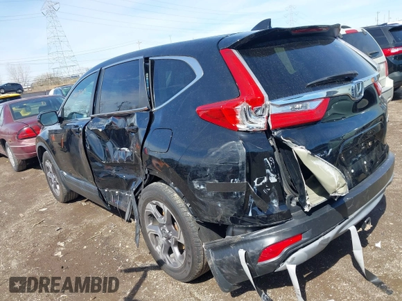2019 Honda CR-V EX with VIN 7FARW2H56KE006797, listed as a IAAI auction lot 41843263 with 101,055 mi miles. Bid and sale history available at carsss.com. Image 3.