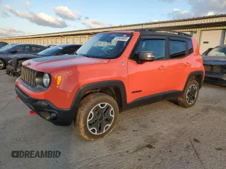 2016 Jeep Renegade Trailhawk with VIN ZACCJBCT9GPC70330, listed as a Copart auction lot 52934805 with 125,113 mi miles and Salvage title. Bid and sale history available at DreamBid. Image 1.