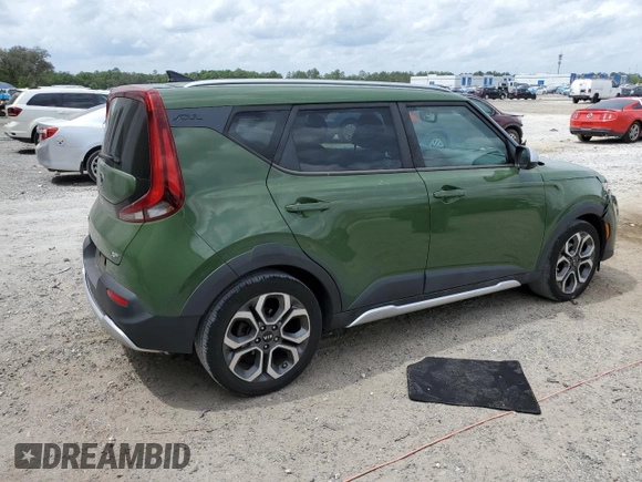 2020 Kia Soul X-Line with VIN KNDJ23AU5L7102486, listed as a Copart auction lot 52257595 with 66,503 mi miles and Non Repairable. Bid and sale history available at carsss.com. Image 3.