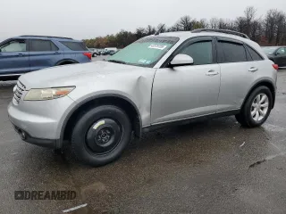 2004 Infiniti FX with VIN JNRAS08W04X214393, listed as a Copart auction lot 43375155 with Not Provided miles and Clean Title. Bid and sale history available at DreamBid. Image 1.