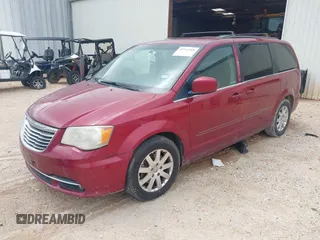 2014 Chrysler Town & Country Touring with VIN 2C4RC1BG9ER448555, listed as a IAAI auction lot 42112709 with 166,946 mi miles. Bid and sale history available at carsss.com. Image 2.