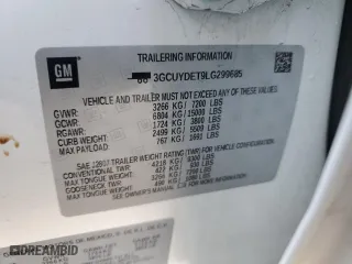 2020 Chevrolet Silverado 1500 LT with VIN 3GCUYDET9LG299685, listed as a Copart auction lot 47659935 with 131,939 mi miles and Salvage Title. Bid and sale history available at carsss.com. Image 12.