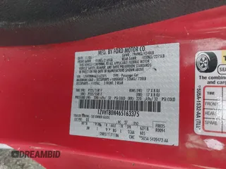 2006 Ford Mustang Standard with VIN 1ZVHT80N465163375, listed as a IAAI auction lot 41699496 with 179,854 mi miles. Bid and sale history available at carsss.com. Image 9.