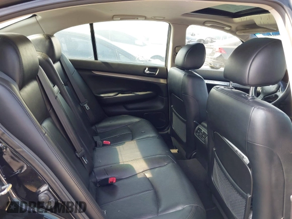 2012 Infiniti G25 Journey with VIN JN1DV6AP1CM810819, listed as a IAAI auction lot 42599059 with 120,194 mi miles and . Bid and sale history available at DreamBid. Image 8.
