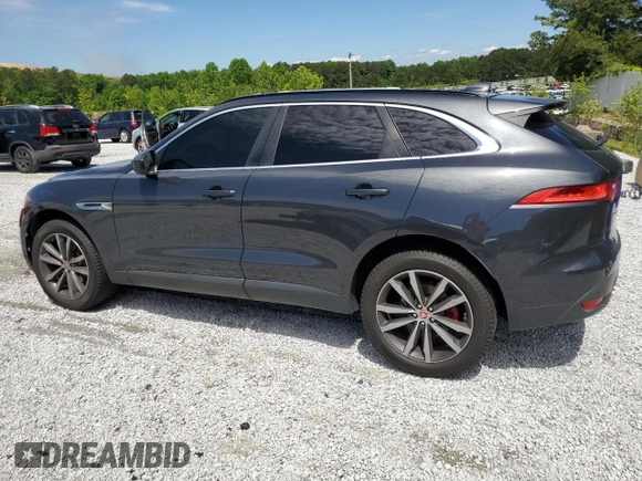 2017 Jaguar F-Pace 20d Prestige with VIN SADCK2BN9HA096247, listed as a Copart auction lot 55271235 with 138,386 mi miles and Clean Title. Bid and sale history available at DreamBid. Image 2.