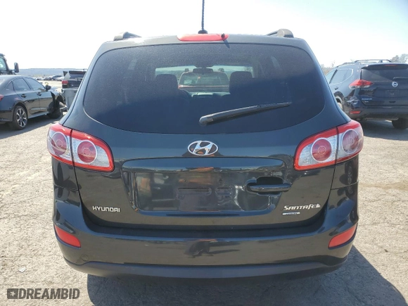 2011 Hyundai Santa Fe GLS with VIN 5XYZGDAB8BG073995, listed as a Copart auction lot 53595075 with 132,794 mi miles and Salvage Title. Bid and sale history available at carsss.com. Image 6.