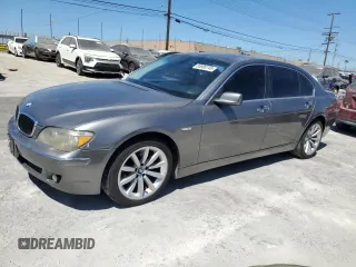 2008 BMW 7 Series 750Li with VIN WBAHN83548DT85641, listed as a Copart auction lot 65590745 with 122,421 mi miles and Clean title. Bid and sale history available at DreamBid. Image 1.