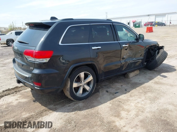2016 Jeep Grand Cherokee Overland with VIN 1C4RJFCG5GC343752, listed as a IAAI auction lot 42138080 with 86,777 mi miles and . Bid and sale history available at DreamBid. Image 4.