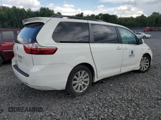 2017 Toyota Sienna LE with VIN 5TDJZ3DC3HS171060, listed as a Copart auction lot 65908415 with 108,082 mi miles and Salvage title. Bid and sale history available at DreamBid. Image 3.