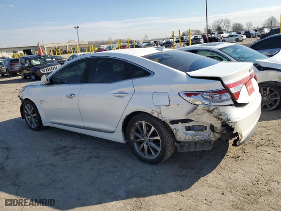 2016 Hyundai Azera with VIN KMHFG4JG3GA507628, listed as a Copart auction lot 50643975 with 108,458 mi miles and Salvage Title. Bid and sale history available at carsss.com. Image 2.
