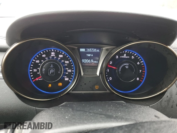 2013 Hyundai Genesis Coupe 2.0T Premium with VIN KMHHT6KDXDU082553, listed as a Copart auction lot 43928385 with 165,736 mi miles and Salvage Title. Bid and sale history available at carsss.com. Image 9.