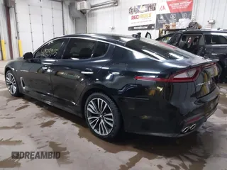 2018 Kia Stinger Premium with VIN KNAE25LA4J6011127, listed as a IAAI auction lot 41825905 with 79,582 mi miles. Bid and sale history available at carsss.com. Image 3.