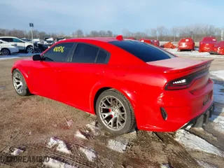2021 Dodge Charger SRT Hellcat Widebody with VIN 2C3CDXL93MH592973, listed as a IAAI auction lot 41748976 with 24,884 mi miles. Bid and sale history available at carsss.com. Image 3.