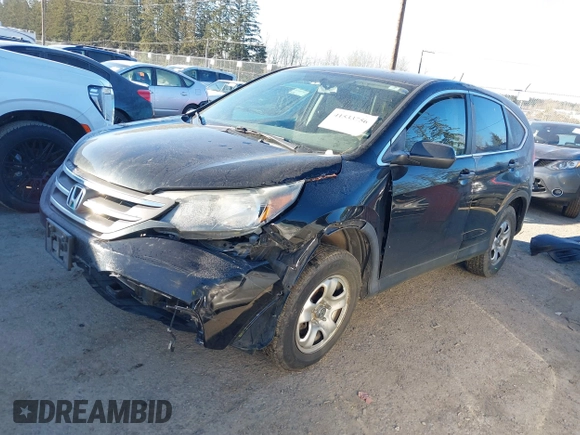 2014 Honda CR-V LX with VIN 3CZRM3H33EG701074, listed as a IAAI auction lot 41533756 with 127,928 mi miles. Bid and sale history available at carsss.com. Image 18.
