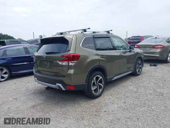 2023 Subaru Forester Touring with VIN JF2SKARC6PH400678, listed as a IAAI auction lot 42694547 with 14,484 mi miles and . Bid and sale history available at DreamBid. Image 4.