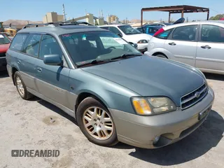 2002 Subaru Legacy Outback L.L. Bean z VIN 4S3BH806227661883, wystawiony jako IAAI lot #42390443 z przebiegiem 203 250 mil mil oraz . Historia ofert i sprzedaży dostępna na DreamBid. Obrazek 1.