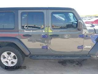 2020 Jeep Wrangler Unlimited Sport S z VIN 1C4HJXDN3LW337617, wystawiony jako IAAI lot #42022340 z przebiegiem 48 201 mil mil oraz . Historia ofert i sprzedaży dostępna na DreamBid. Obrazek 14.