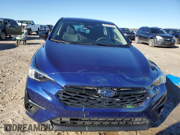 2024 Subaru Impreza with VIN JF1GUABC1R8261576, listed as a Copart auction lot 80245384 with 7,945 mi miles and Salvage Title. Bid and sale history available at carsss.com. Image 5.