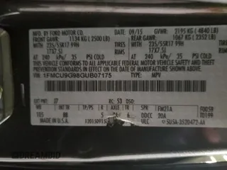2016 Ford Escape SE z VIN 1FMCU9G98GUB07175, wystawiony jako Copart lot #44966825 z przebiegiem 118 727 mil mil oraz Szkoda całkowita • Salvage title. Historia ofert i sprzedaży dostępna na DreamBid. Obrazek 15.