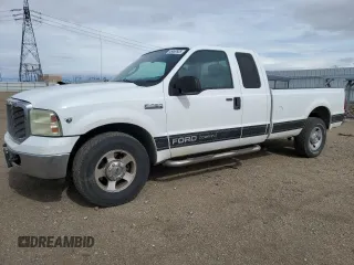 2005 Ford Super Duty F-250 XL with VIN 1FTSX20Y95EA84643, listed as a Copart auction lot 45469505 with 173,679 mi miles and Salvage Title. Bid and sale history available at carsss.com. Image 1.