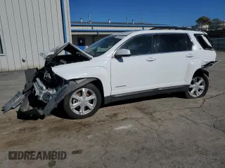 2017 GMC Terrain SLE with VIN 2GKALNEKXH6197737, listed as a Copart auction lot 48365645 with 0 mi miles and Salvage Title. Bid and sale history available at carsss.com. Image 1.