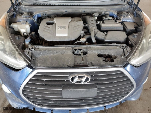 2016 Hyundai Veloster Turbo with VIN KMHTC6AE3GU296549, listed as a Copart auction lot 52534755 with 144,269 mi miles and Clean Title. Bid and sale history available at carsss.com. Image 11.