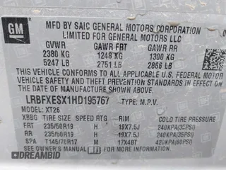2017 Buick Envision Premium I with VIN LRBFXESX1HD195767, listed as a IAAI auction lot 40829131 with 114,690 mi miles and . Bid and sale history available at DreamBid. Image 9.