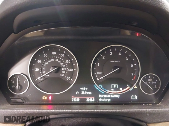 2015 BMW 4 Series 428i xDrive with VIN WBA3T1C59FP820155, listed as a IAAI auction lot 41077810 with 78,029 mi miles and . Bid and sale history available at carsss.com. Image 7.