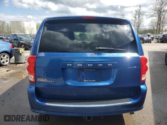 2011 Dodge Grand Caravan SXT with VIN 2D4RN4DG1BR683121, listed as a Copart auction lot 55404355 with 163,006 mi miles and Salvage Title. Bid and sale history available at DreamBid. Image 6.