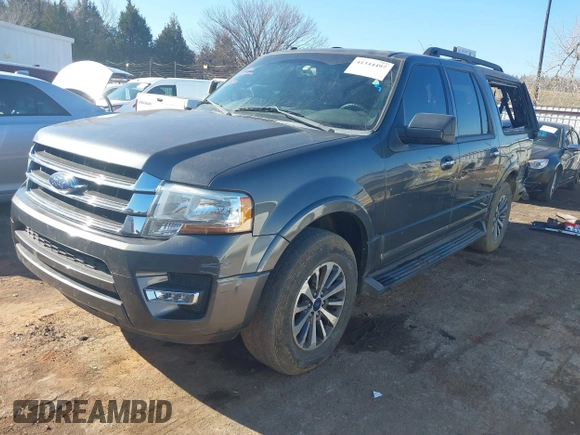 2017 Ford Expedition Max XLT with VIN 1FMJK1HT3HEA07845, listed as a IAAI auction lot 41344497 with 143,563 mi miles and . Bid and sale history available at DreamBid. Image 2.