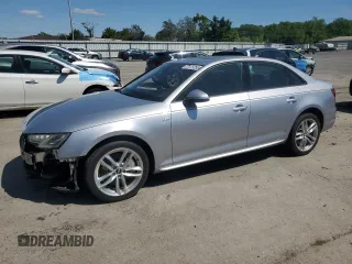 2017 Audi A4 Premium with VIN WAUDNAF43HN058800, listed as a Copart auction lot 57075255 with 95,294 mi miles and Salvage title. Bid and sale history available at DreamBid. Image 1.