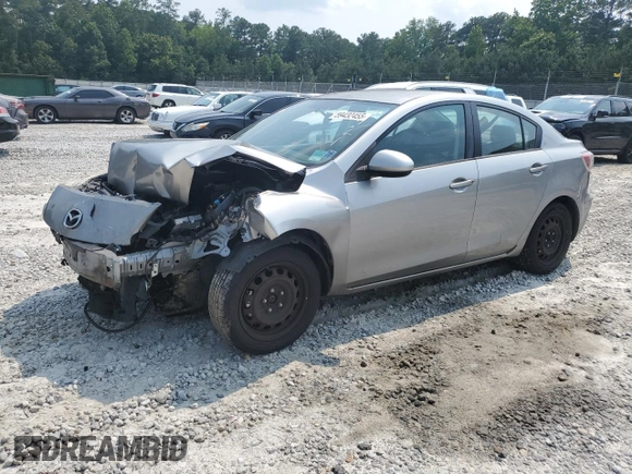 2013 Mazda 3 i SV with VIN JM1BL1TF0D1767921, listed as a Copart auction lot 59432455 with 265,578 mi miles and Salvage title. Bid and sale history available at DreamBid. Image 1.