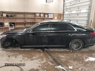 2018 Genesis G90 5.0L Ultimate with VIN KMHG54JH7JU038472, listed as a IAAI auction lot 41300699 with 85,133 mi miles. Bid and sale history available at carsss.com. Image 14.