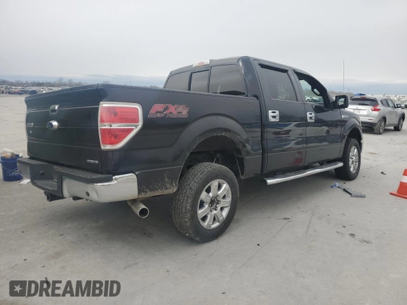 2014 Ford F-150 XL with VIN 1FTFW1CF3EKG41038, listed as a Copart auction lot 48328585 with 104,492 mi miles and Salvage Title. Bid and sale history available at carsss.com. Image 3.