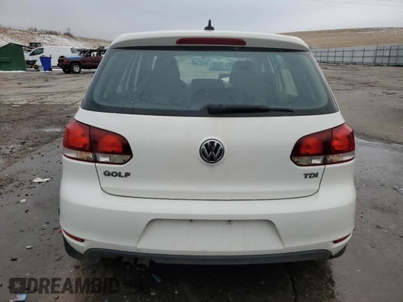 2011 Volkswagen Golf TDI z VIN WVWDM7AJ9BW343668, wystawiony jako Copart lot #45813765 z przebiegiem 86 490 mil mil oraz Szkoda całkowita • Salvage title. Historia ofert i sprzedaży dostępna na DreamBid. Obrazek 6.