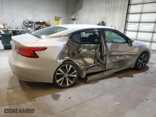 2017 Nissan Maxima SV with VIN 1N4AA6AP0HC432118, listed as a Copart auction lot 42631345 with 126,379 mi miles and Salvage Title. Bid and sale history available at carsss.com. Image 3.