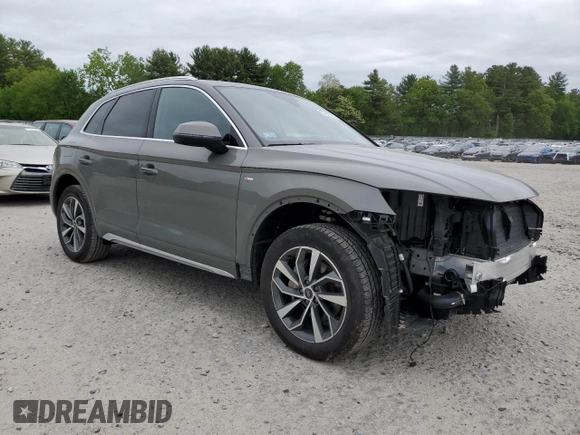 2023 Audi Q5 S line Premium Plus z VIN WA1EAAFY3P2183215, wystawiony jako Copart lot #57240255 z przebiegiem 13 998 mil mil oraz Szkody całkowita. Historia ofert i sprzedaży dostępna na DreamBid. Obrazek 4.