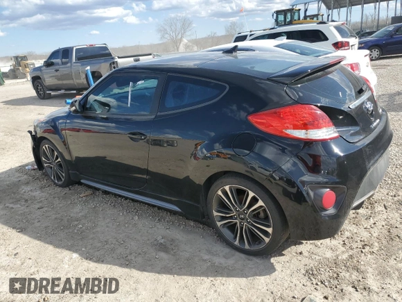 2016 Hyundai Veloster Turbo with VIN KMHTC6AE3GU264278, listed as a Copart auction lot 49557415 with Not provided miles and Clean title. Bid and sale history available at DreamBid. Image 2.