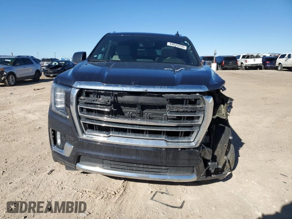 2023 GMC Yukon XL SLT with VIN 1GKS2GKD5PR349418, listed as a Copart auction lot 43635255 with 37,163 mi miles and Salvage Title. Bid and sale history available at DreamBid. Image 5.