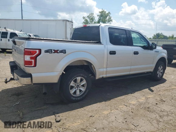 2019 Ford F-150 XL with VIN 1FTEW1E44KFD25160, listed as a Copart auction lot 62812725 with 68,460 mi miles and Clean title. Bid and sale history available at DreamBid. Image 3.