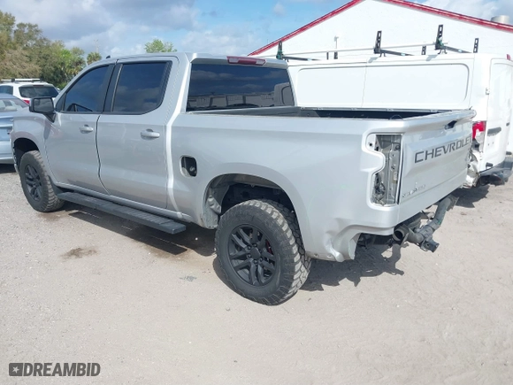 2019 Chevrolet Silverado 1500 LT with VIN 1GCPWCED1KZ103517, listed as a IAAI auction lot 41705060 with 120,715 mi miles. Bid and sale history available at carsss.com. Image 3.