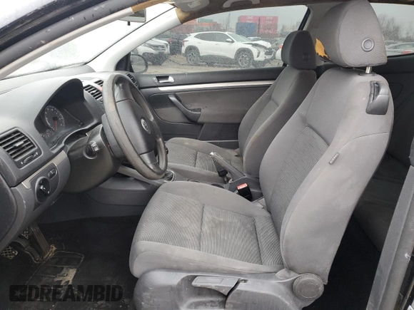 2009 Volkswagen Rabbit S with VIN WVWAB71K19W110539, listed as a Copart auction lot 85843454 with Not provided miles and Salvage title. Bid and sale history available at DreamBid. Image 7.